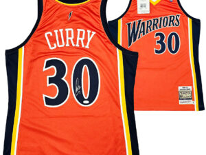 ステフィンカリーStephen Curry#30　直筆サインRed Authentic 2009-2010 Rookie year Jersey 44 Beckett 鑑定証ホログラム付き