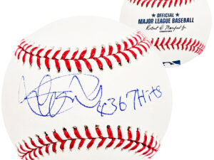 イチロー直筆サイン#51背番号&4367Hits書き込み入りMLB公式ボール　イチロー証明書＆イチローホログラム付き