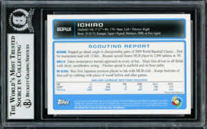 イチロー直筆サイン 2009 WBC Bowman Draft Pick Card. Team Japan  Beckett鑑定証付き - 画像 (2)