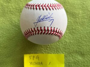 吉田正尚選手＃7ボストンレッドソックス直筆サインMLB公式ボール Fanatics＆MLBホログラム証明付き