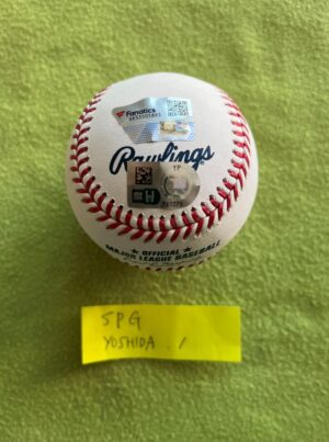 吉田正尚選手＃7ボストンレッドソックス直筆サインMLB公式ボール Fanatics＆MLBホログラム証明付き - 画像 (2)
