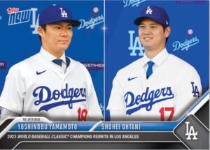 YAMAMOTO / OHTANI DODGERS TOPPS CARD 少数在庫有り！