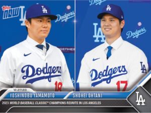 YAMAMOTO / OHTANI DODGERS TOPPS CARD 少数在庫有り！