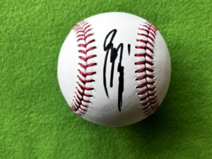 石橋貴明さん直筆サイン入りＭＬＢ公式ボール