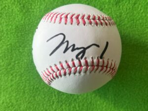 松井裕樹選手＃1　サンディエゴパドレス直筆サイン英語＆漢字ＭＬＢ公式ボール
