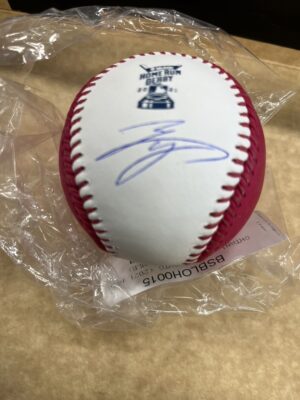 大谷翔平選手17エンジェルス直筆サイン　2021オールスターホームランダービーピンクマニーボール Fanatics&MLBホログラム証明書付き