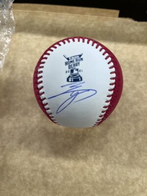 大谷翔平選手17エンジェルス直筆サイン　2021オールスターホームランダービーピンクマニーボール Fanatics&MLBホログラム証明書付き