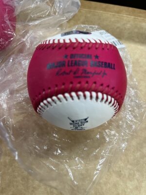 大谷翔平選手17エンジェルス直筆サイン　2021オールスターホームランダービーピンクマニーボール Fanatics&MLBホログラム証明書付き - 画像 (3)