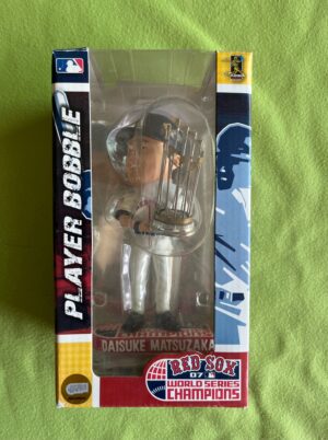 松坂大輔選手18　BOSTON REDSOX 2007 ワールドシリーズ チャンピオンボブルヘッド人形　FOCO