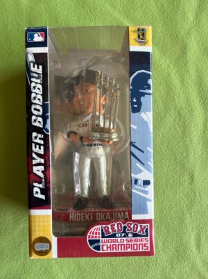 岡島秀樹＃37 BOSTON REDSOX 2007 WS チャンピオンボブルヘッド人形　