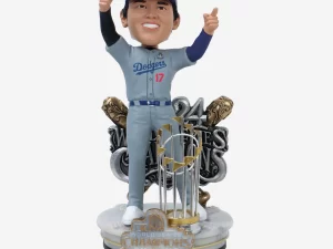 大谷翔平＃17　2024ワールドシリーズ優勝記念ボブルヘッド人形グレイロードユニホーム2024 個限定品 　ラスト1個