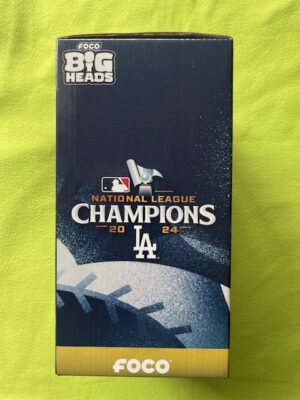 大谷翔平選手LA Dodgers 2024　ナショナルリーグチャンピオンPenant Base BIG HEADボブルヘッドFOCO 324個限定品　在庫1個のみ！ - 画像 (5)