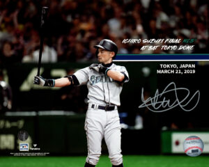 イチロー直筆サイン　ICHIRO Final At Bat 3-21-2019 Tokyo Dome 8x10 Photo　