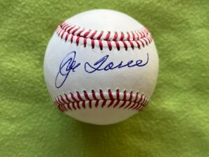 ジョートーリ　JOE TORRE　元NYヤンキース監督直筆サインMLB公式ボール