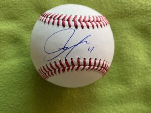 佐々木朗希選手＃11 LAドジャース・メジャー初直筆サインMLB公式ボール　Fanatics & MLBホログラム証明付き 在庫ラスト1