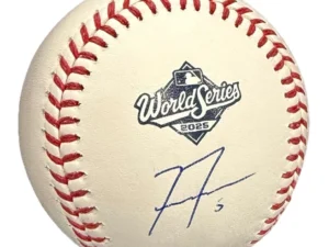フレディーフリーマン#5　Freddie Freeman ドジャース直筆サイン2025ワールドシリーズ公式ボール MLB&Fanaticsホログラム証明付き