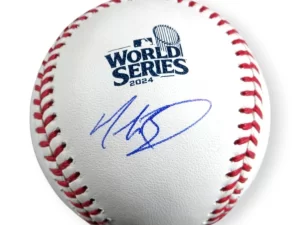 ムーキーベッツ＃50　Mookie Betts ドジャース直筆サイン2024ワールドシリーズ公式ボール