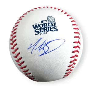 ムーキーベッツ＃50　Mookie Betts ドジャース直筆サイン2024ワールドシリーズ公式ボール