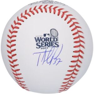 テオスカーヘルナンデス#37TEOSCAR HERNANDEZドジャース直筆サイン2024WS公式ボール MLB&Fanaticsホログラム証明付き