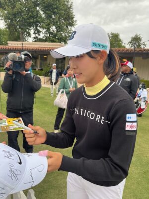 渋野日向子・馬場咲希・竹田麗央・西村優菜・畑岡奈紗・ネリーコルダ・他LPGA全10選手直筆サインNIKE CAP - 画像 (5)