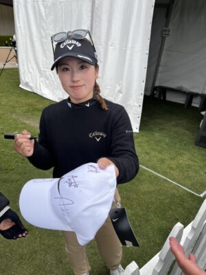 渋野日向子・馬場咲希・竹田麗央・西村優菜・畑岡奈紗・ネリーコルダ・他LPGA全10選手直筆サインNIKE CAP - 画像 (8)