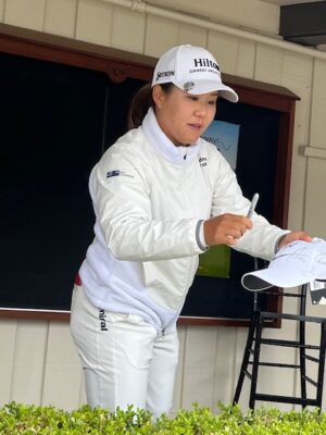 渋野日向子・馬場咲希・竹田麗央・西村優菜・畑岡奈紗・ネリーコルダ・他LPGA全10選手直筆サインNIKE CAP - 画像 (10)
