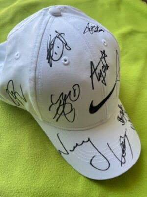 渋野日向子・馬場咲希・竹田麗央・西村優菜・畑岡奈紗・ネリーコルダ・他LPGA全10選手直筆サインNIKE CAP - 画像 (3)