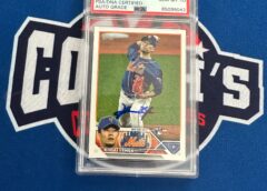 千賀滉大選手NYメッツ＃34直筆サイン入り2023 TOPPSルーキーカードPSA Mint10