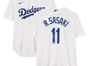 佐々木朗希投手＃11ROKI SASAKI LA Dodgers直筆サインNIKEレプリカユニホーム MLB& Fanatics 証明ホログラム付き SOLD-OUT