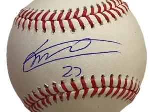 ブラディミール・ゲレーロ・ジュニア＃27 VLADIMIR GUERRERO Jrトロントブルージェイズ直筆サインMLB公式ボール　BECKETT鑑定書ホログラム付き