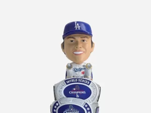 山本由伸投手#18 YOSHINOBU YAMAMOTO Dodgers 2025ワールドシリーズチャンピオリング・ミニボブルヘッド人形 FOCO325個限定品　完全先行予約品 SOLD-OUT