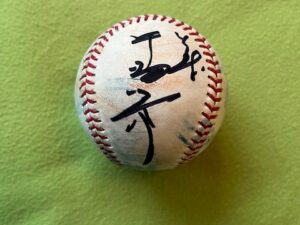中畑清さん＃24直筆サインMLB USED BALL