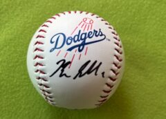 ブレイク・スネル＃７Blake Snellドジャース直筆サインドジャースロゴMLB公式ボール