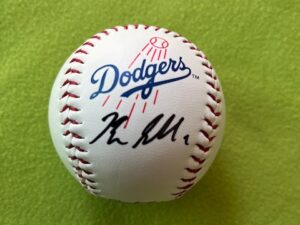 ブレイク・スネル＃７Blake Snellドジャース直筆サインドジャースロゴMLB公式ボール