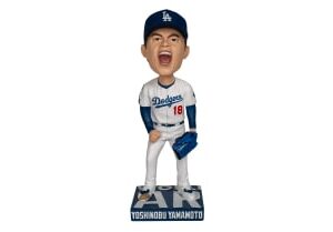山本由伸選手＃18 9月5日ドジャース球場先着40000人限定配布スターターシリーズボブルヘッド人形　完全先行予約販売品