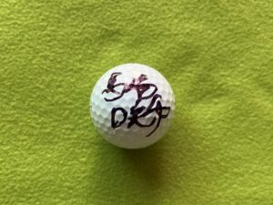 馬場咲希 LPGAプロ 直筆サイン入りタイトリストゴルフボール