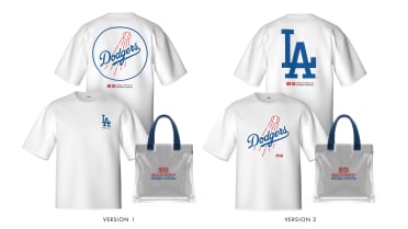 ドジャース・Fathers Day Tシャツ&クリアトートバッグセット6/21ドジャース球場先着4万人限定配布のTシャツとトーバッグのセット予約販売品