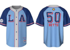 ムーキーベッツ＃50 MOOKIE BETTS 7/10ドジャース球場特別チケット限定配布BLACK HERITAGE NIGHT ユニホーム 先行予約販売