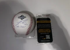 タイラーグラスノー＃31TYLER GLASNOWドジャース直筆サイン＆WS CHAMP書き込み入り2025ワールドシリーズ公式ボール JSA鑑定証ホログラム証明付き