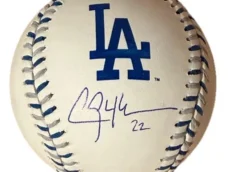 クレイトン・カーショー＃22 LA Dodgers 直筆サイン入りドジャースロゴＭＬＢ公式ボール Beckett鑑定ホログラム付き